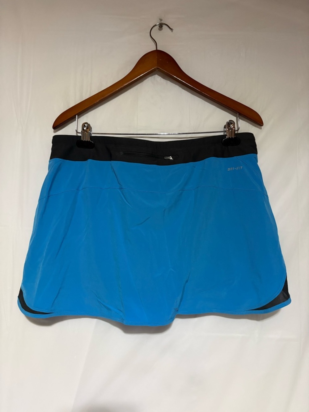 Nike Blue Athletic Skort with Black Waistband - Picture 5 of 9